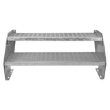 Adjustable 2 Section Galvanised Staircase - 900mm Wide