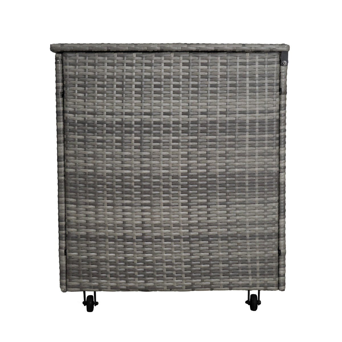 Rattan Cushion Storage Box - Grey