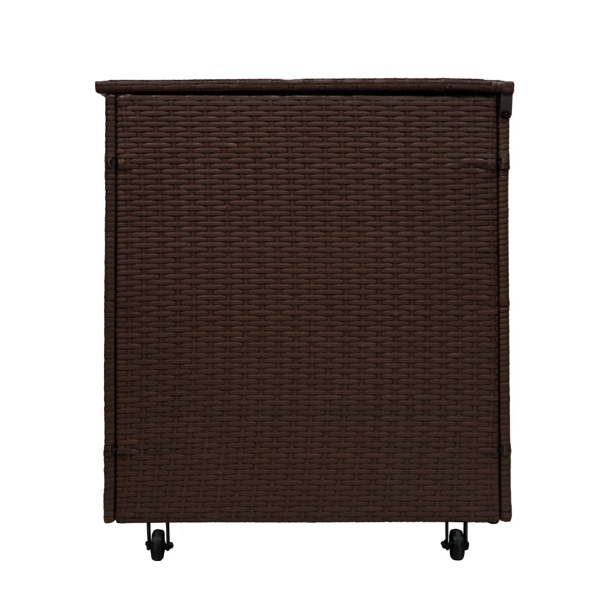 Rattan Cushion Storage Box - Brown