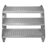 Adjustable 12 Section Galvanised Staircase - 900mm Wide