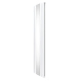 Flat Mirror Radiator - 1800mm x 425mm - White