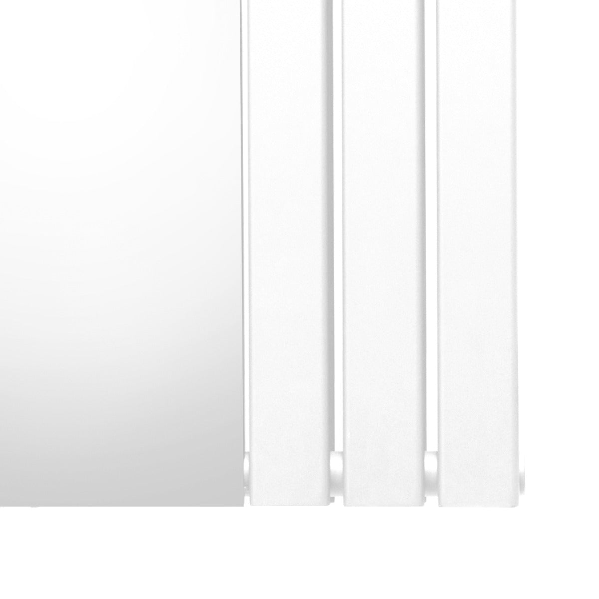 Flat Mirror Radiator - 1800mm x 425mm - White