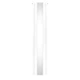 Oval Mirror Radiator - 1800mm x 380mm - White