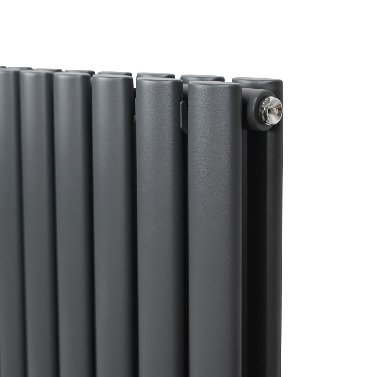 Oval Column Radiator – 600mm x 600mm - Anthracite Grey