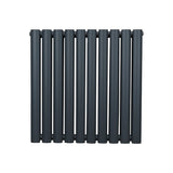 Oval Column Radiator – 600mm x 600mm - Anthracite Grey