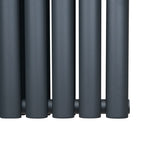 Oval Column Radiator – 1600mm x 600mm – Anthracite Grey