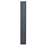 Oval Column Radiator – 1800mm x 240mm – Anthracite Grey