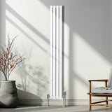 Oval Column Radiator – 1800mm x 240mm – White