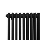 Traditional 2 Column Radiator - 300 x 1012mm - Black