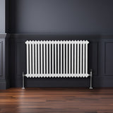 Traditional 2 Column Radiator - 600 x 1012mm - White