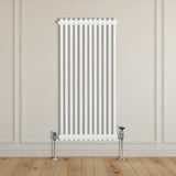 Traditional 2 Column Radiator - 1500 x 562mm - White