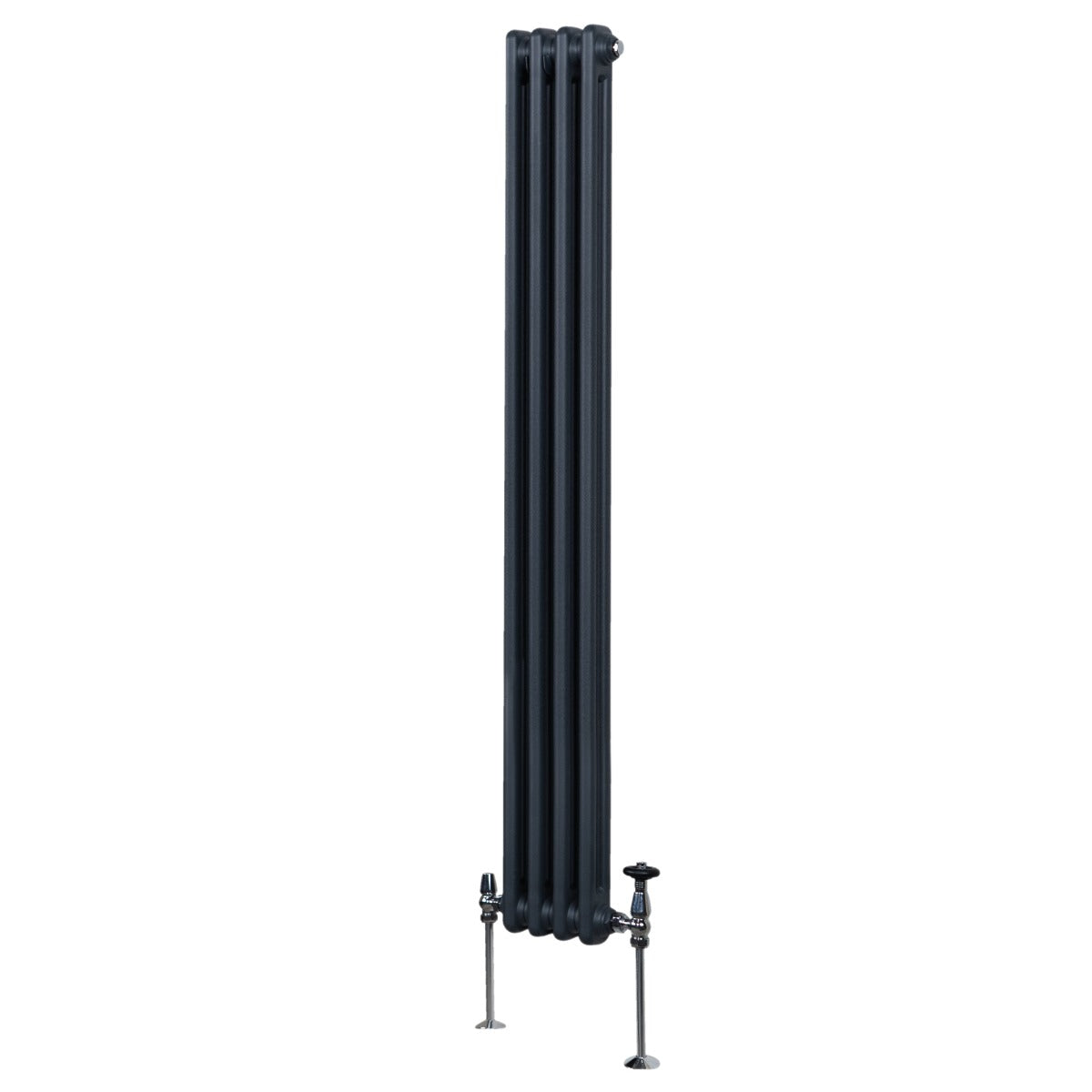 Traditional 2 Column Radiator - 1800 x 202mm - Anthracite Grey