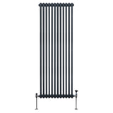 Traditional 2 Column Radiator - 1800 x 562mm - Anthracite Grey