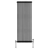 Traditional 2 Column Radiator - 1800 x 562mm - Black