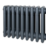 Traditional 3 Column Radiator - 300 x 832mm - Anthracite Grey