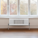 Traditional 3 Column Radiator - 300 x 832mm - White