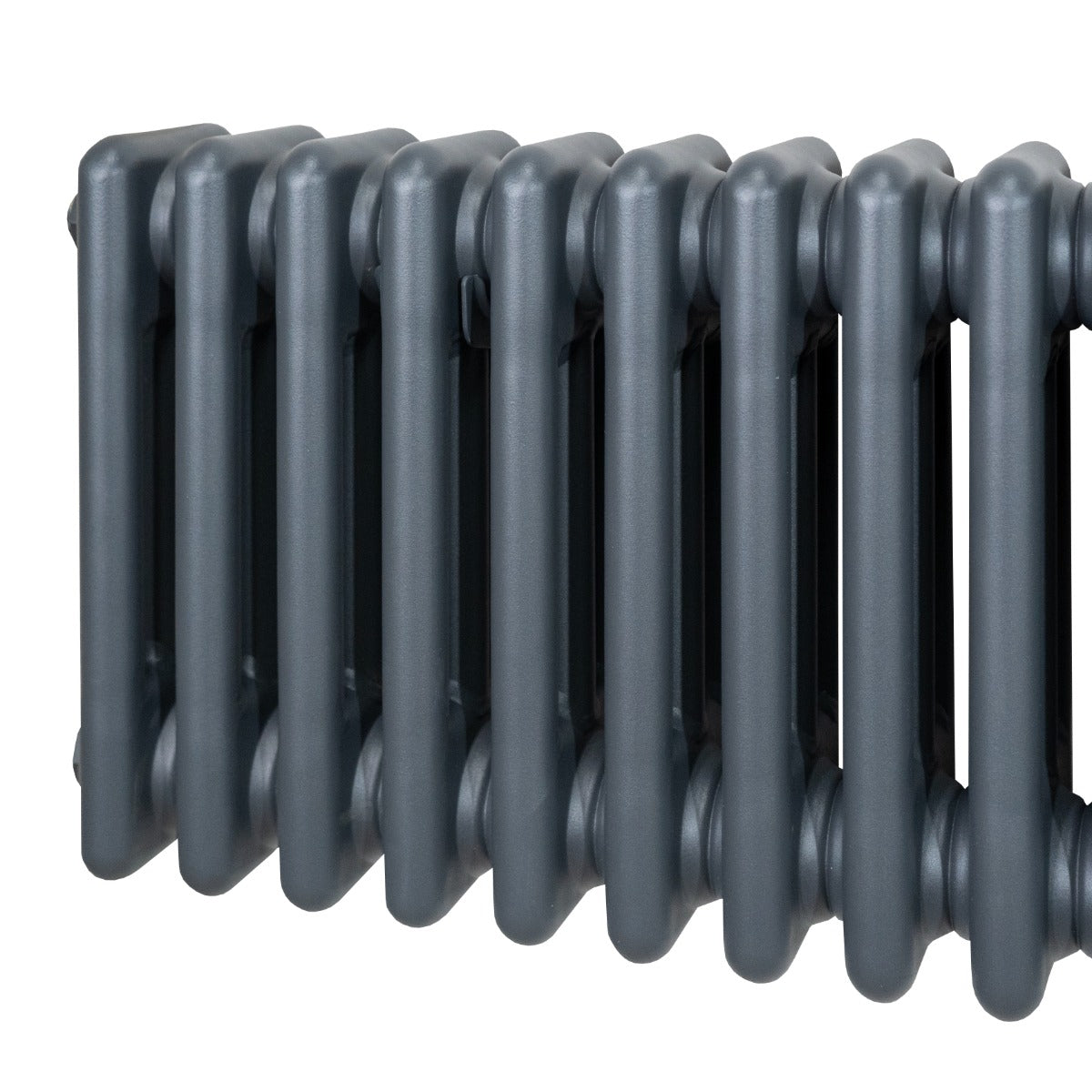 Traditional 3 Column Radiator - 300 x 1012mm - Anthracite Grey