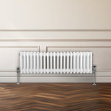 Traditional 3 Column Radiator - 300 x 1012mm - White