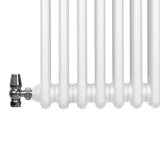 Traditional 3 Column Radiator - 600 x 832mm - White