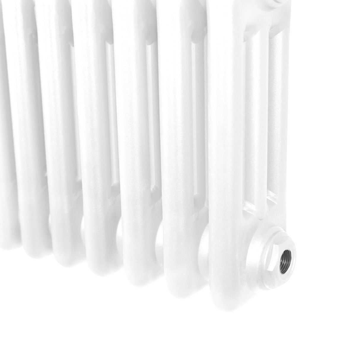 Traditional 3 Column Radiator - 600 x 832mm - White