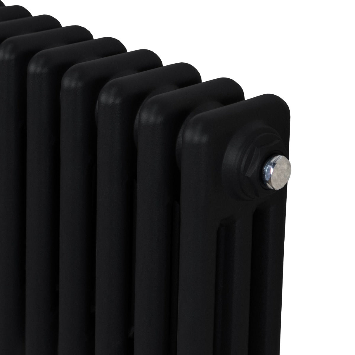 Traditional 3 Column Radiator - 600 x 1012mm - Black