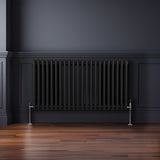 Traditional 3 Column Radiator - 600 x 1012mm - Black