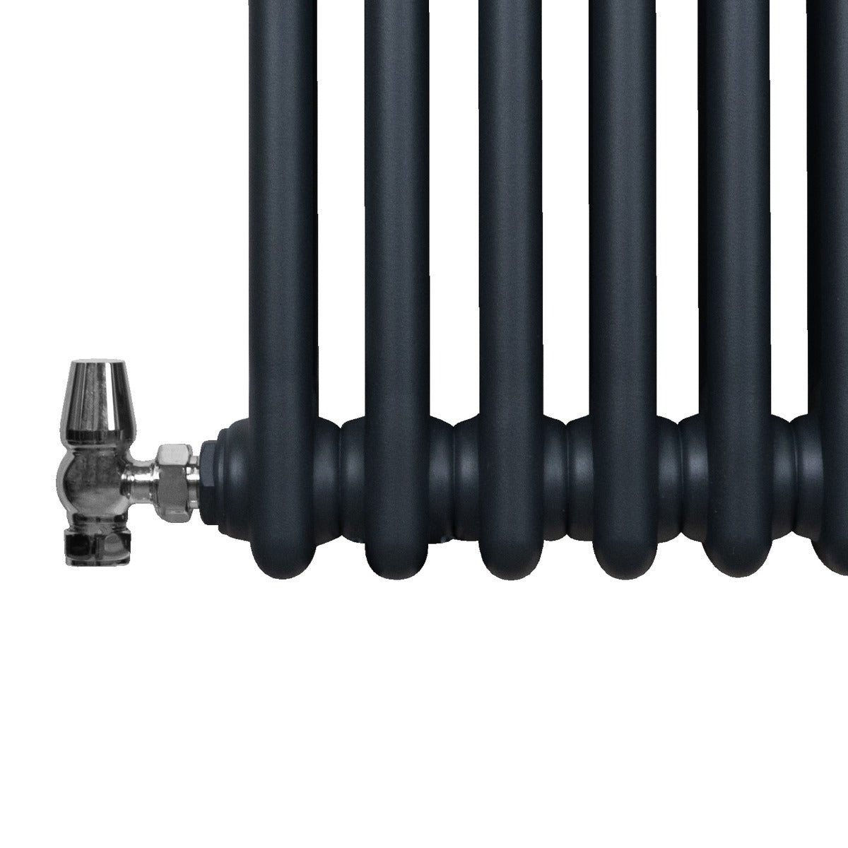 Traditional 3 Column Radiator - 600 x 1192mm - Anthracite Grey