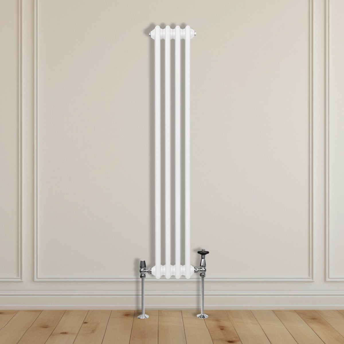 Traditional 3 Column Radiator - 1500 x 202mm - White