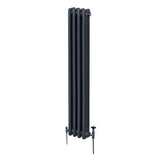 Traditional 3 Column Radiator - 1800 x 202mm - Anthracite Grey