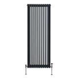 Traditional 3 Column Radiator - 1800 x 562mm - Anthracite Grey