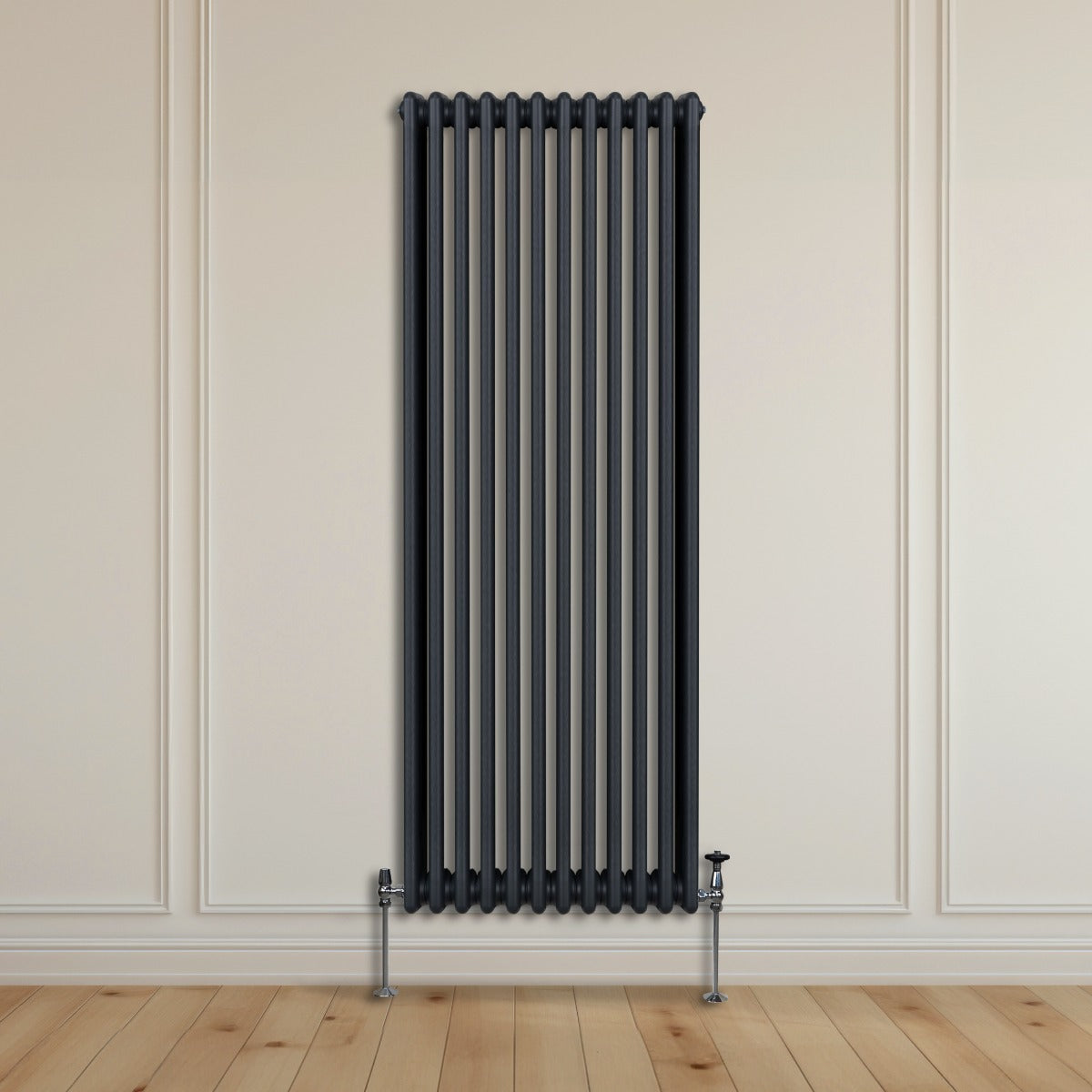 Traditional 3 Column Radiator - 1800 x 562mm - Anthracite Grey