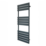 Flat Panel Towel Radiator – 1200mm x 450mm – Anthracite Grey