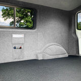 Silver Grey Van Carpet Lining, Storage Pouches & Adhesive Glue