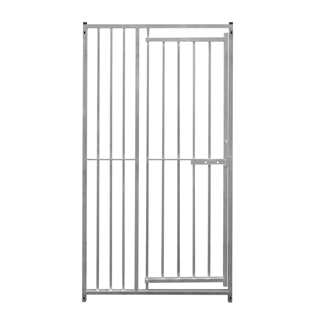 1m Dog Run Panel With Door – 8cm Bar Spacing