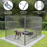 1m Dog Run Panel With Door – 8cm Bar Spacing