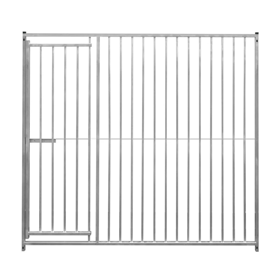 2m Dog Run Panel With Door – 8cm Bar Spacing