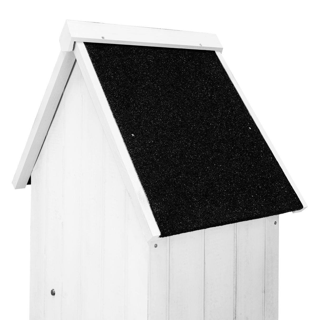 Wooden Garden Shed - White