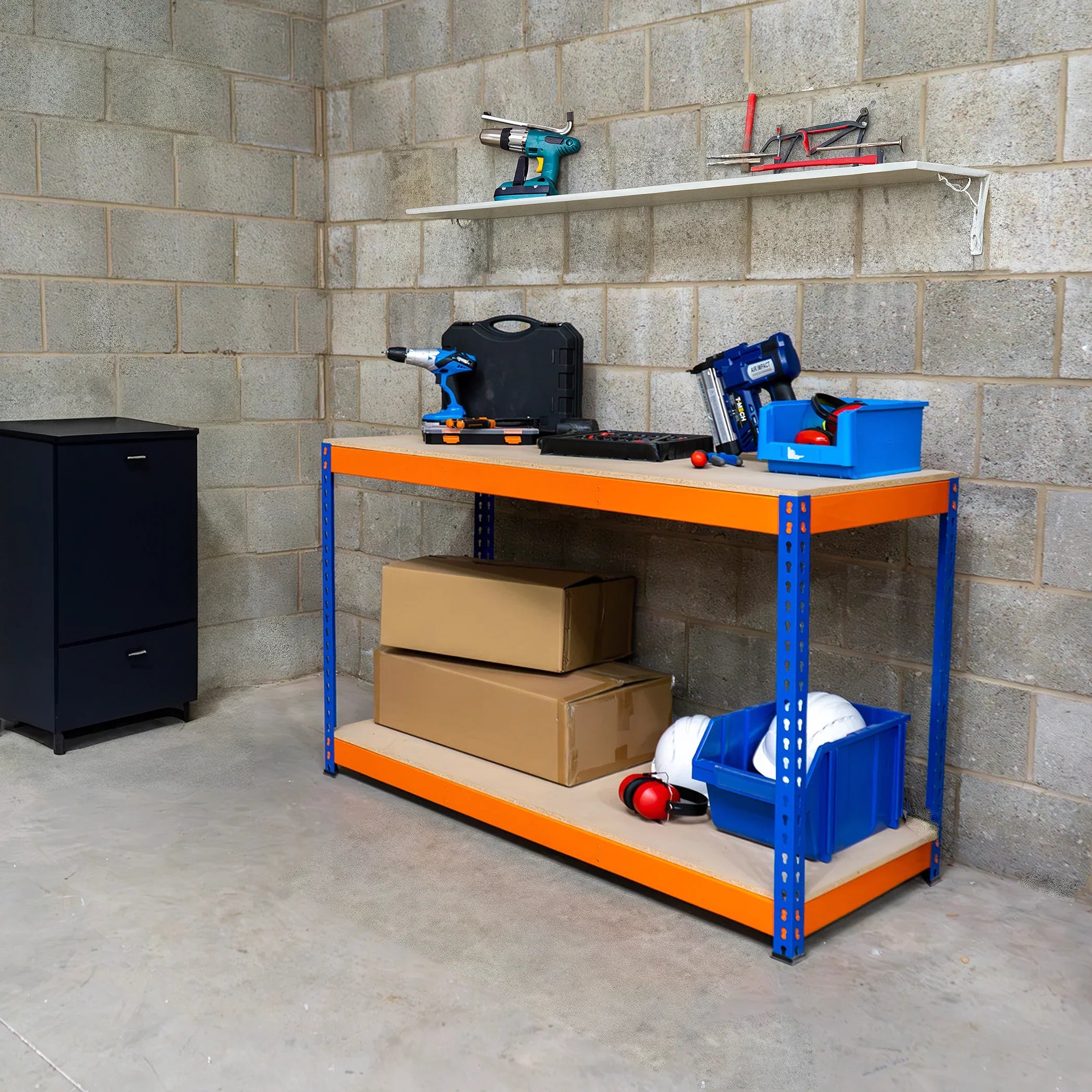 S-Rax 2 Tier Workbench - 180cm x 45cm x 90cm – Monster Shop UK