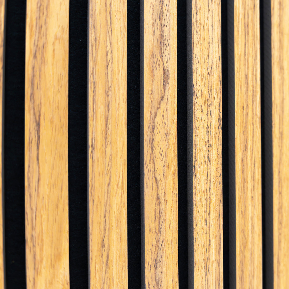 Acoustic Slat Wall Panels x 2 - Oak