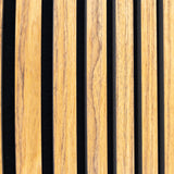 Acoustic Slat Wall Panels x 2 - Oak