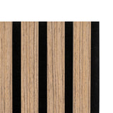 Acoustic Slat Wall Panels x 2 - Light Walnut