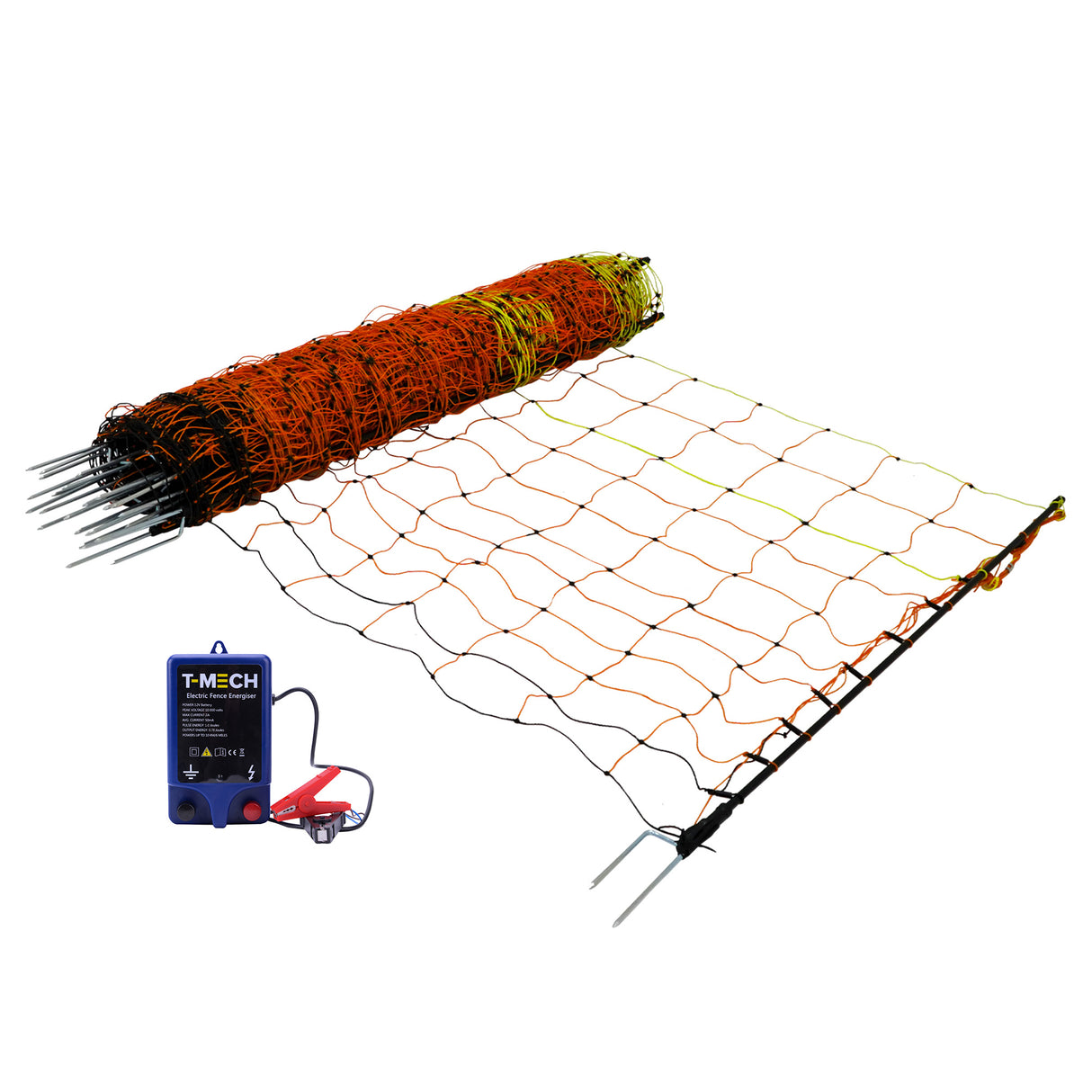 Electric Fence Energiser & Poultry Netting - 50m