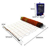 Electric Fence Energiser & Poultry Netting - 50m