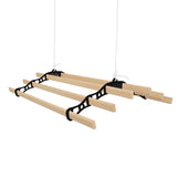 Clothing Airer Ceiling Pulley - Black - 0.9m