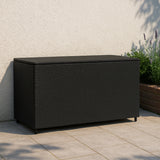 Rattan Cushion Storage Box 700L - Black