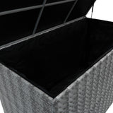 Rattan Cushion Storage Box 996L - Grey