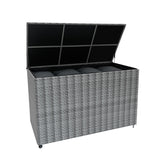 Rattan Cushion Storage Box 996L - Grey