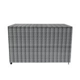 Rattan Cushion Storage Box 996L - Grey