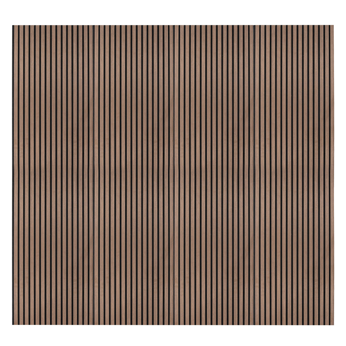 Acoustic Slat Wall Panel - Dark Walnut