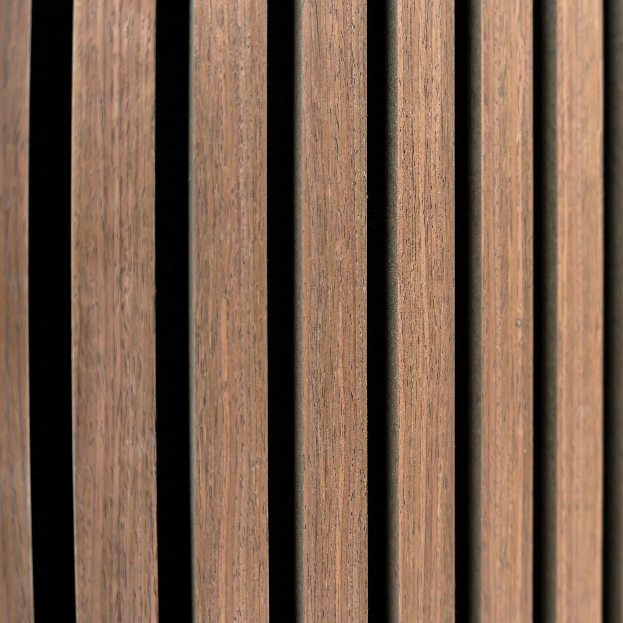 Acoustic Slat Wall Panels x 2 - Dark Walnut – Monster Shop UK